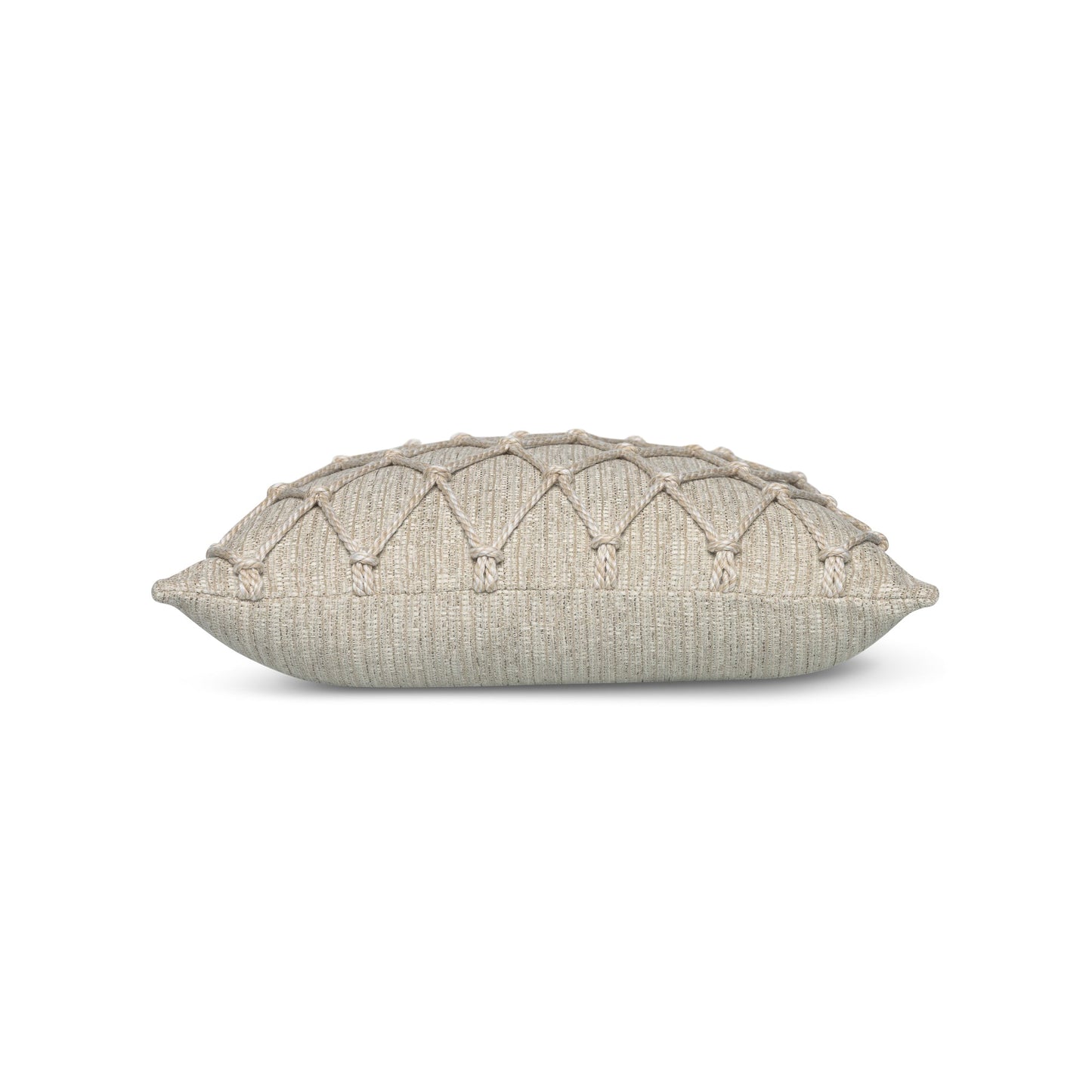 20" Square Elaine Smith Pillow Macrame Fawn, image 6