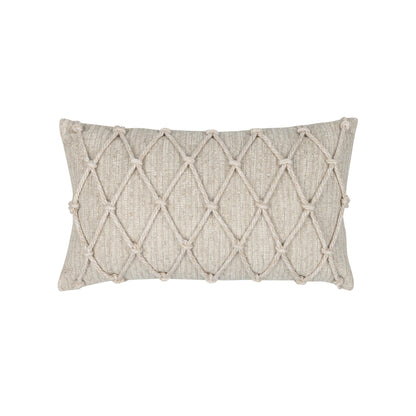 
                  Elaine Smith Macrame Fawn Lumbar Pillow - Image 1
                