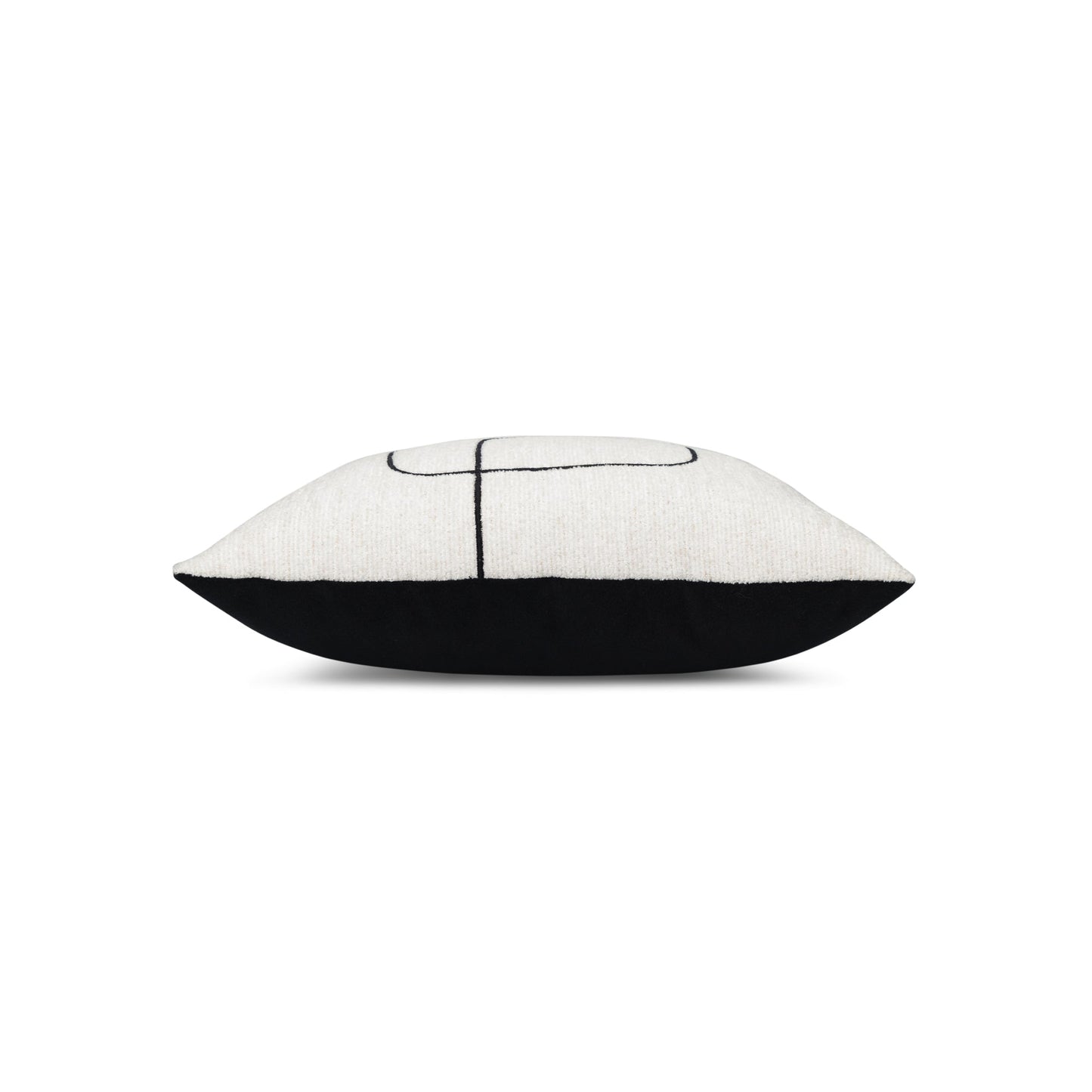 20" Square Elaine Smith Pillow Linear Luxe Ebony, image 6