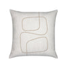 Elaine Smith 20 Square Pillow Linear Luxe Oyster