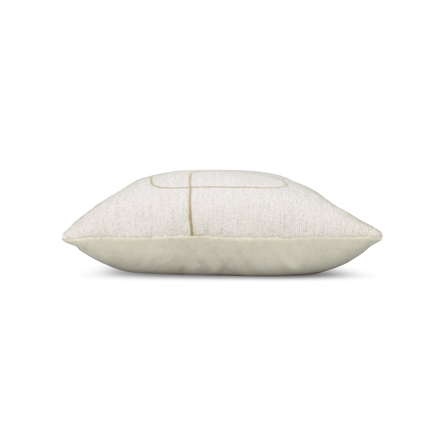 20" Square Elaine Smith Pillow Linear Luxe Oyster, image 6