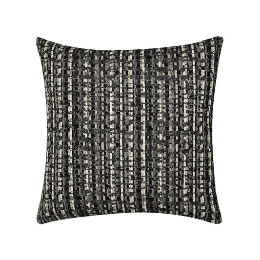 Elaine Smith 20 Square Pillow Channel Noir