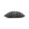 20" Square Elaine Smith Pillow Channel Noir