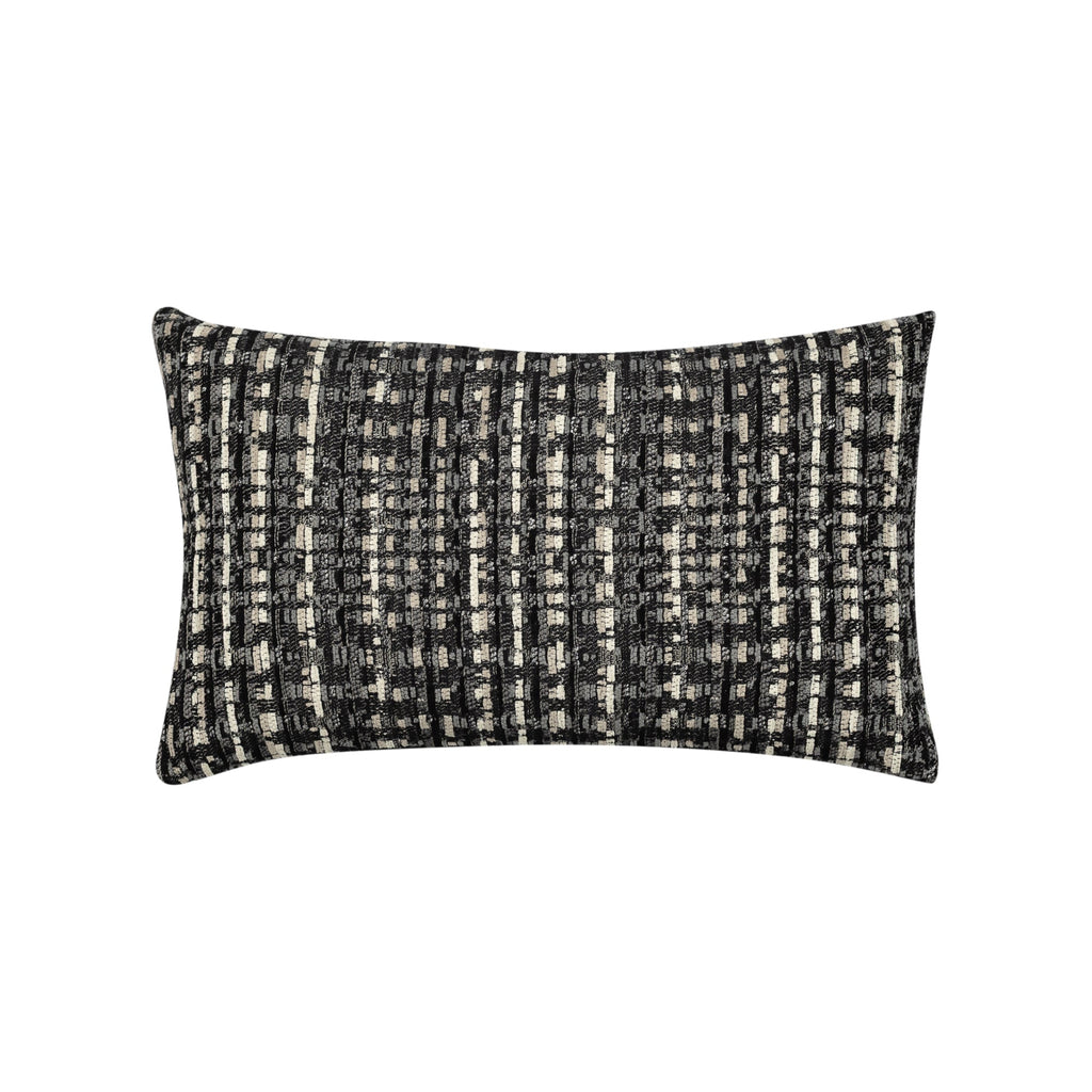 Elaine Smith Channel Noir Lumbar Pillow