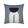 Elaine Smith 20 Square Pillow Modern Balance Slate