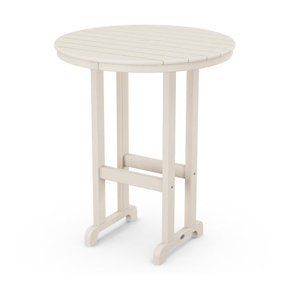 
                  36 Round Farmhouse Bar Table Sand - Image 5
                