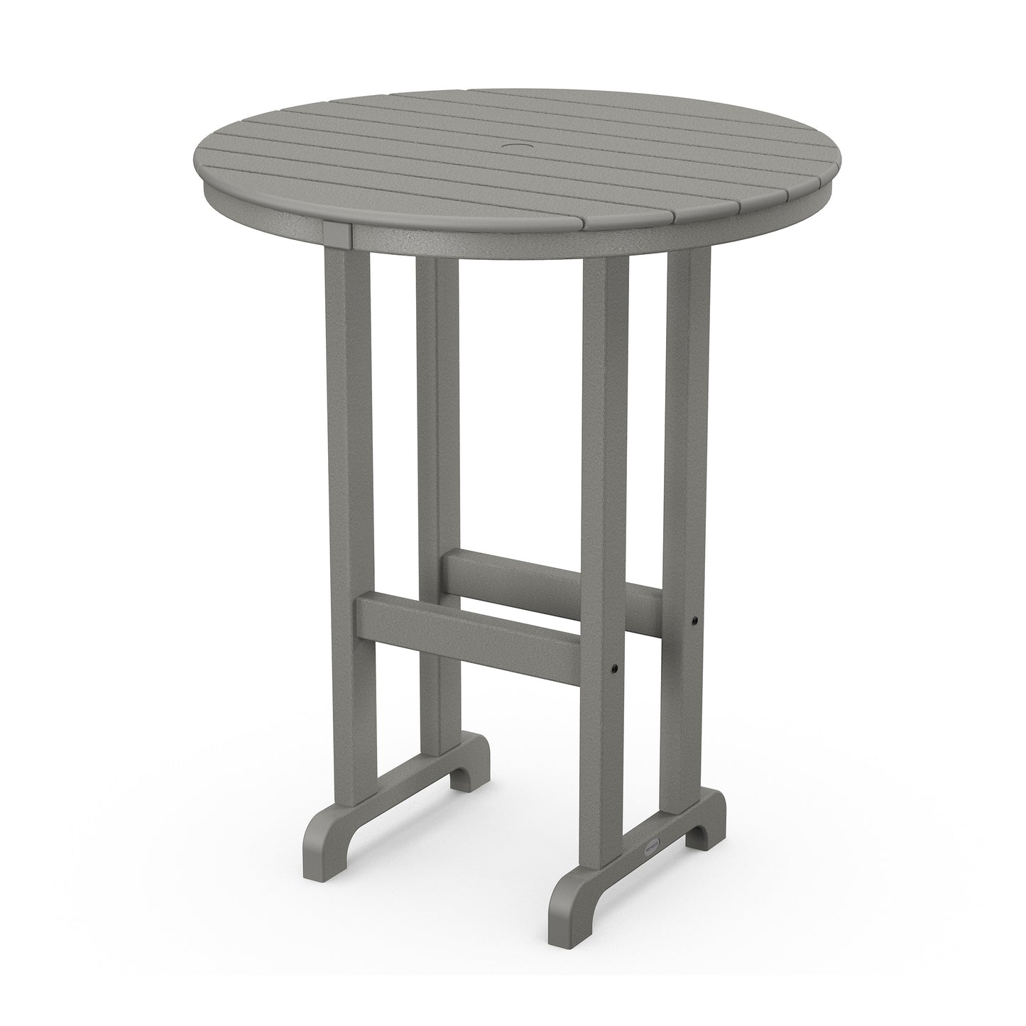 36 Round Farmhouse Bar Table Slate Gray, image 5