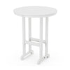 36 Round Farmhouse Bar Table White