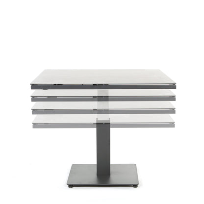 
                  37 Square Adjustable Height Table at Different Heights - Image 3
                