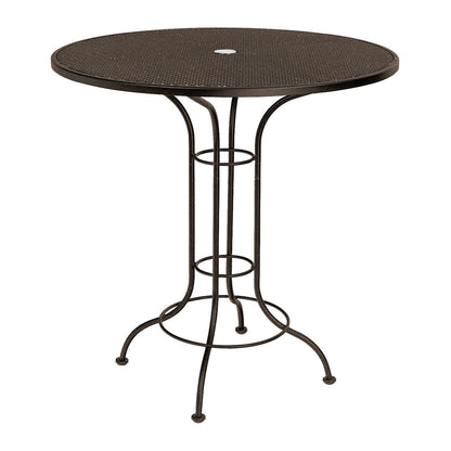 
                  42 Round Mesh Top Bar Table Chestnut Brown - Image 7
                