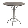 42 Round Mesh Top Bar Table Graphite