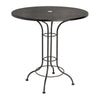 42 Round Mesh Top Bar Table Gray Shimmer