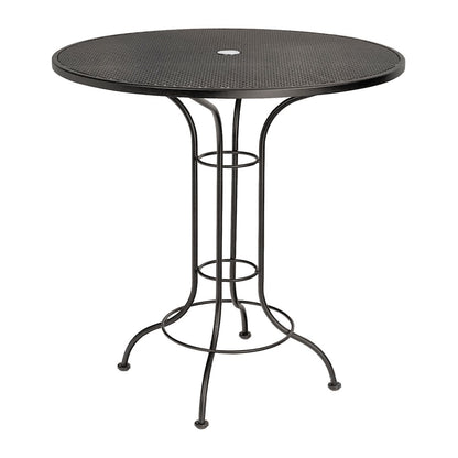 
                  42 Round Mesh Top Bar Table Gray Shimmer - Image 2
                