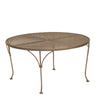 42 Round Mesh Top Chat Table Khaki