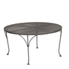 42 Round Mesh Top Chat Table Pewter