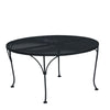 42 Round Mesh Top Chat Table Smooth Black