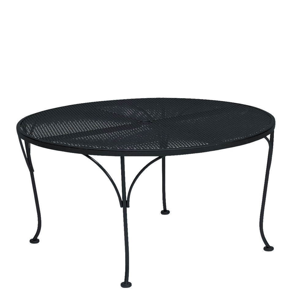 42 Round Mesh Top Chat Table Smooth Black, image 9