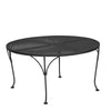 42 Round Mesh Top Chat Table Textured Black