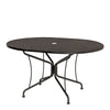 42 x 54 Mesh Top Oval Dining Table Twilight