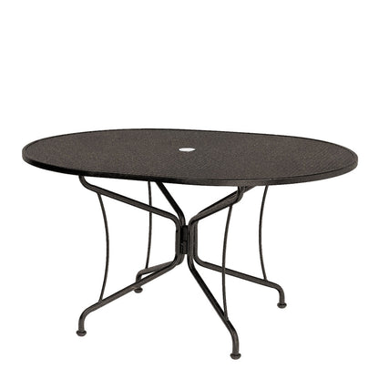 
                  42 x 54 Mesh Top Oval Dining Table Twilight - Image 11
                