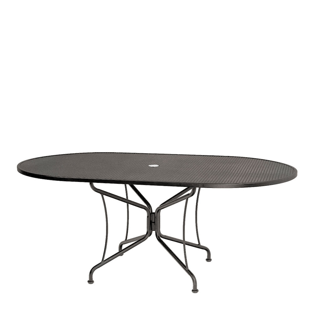42"x72" Oval Premium Mesh Top Table