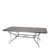 42 x 84 Mesh Top Dining Table Graphite