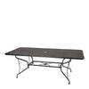 42 x 84 Mesh Top Dining Table Pewter