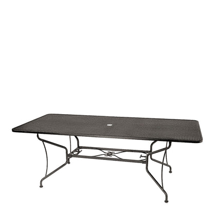 
                  42 x 84 Mesh Top Dining Table Pewter - Image 8
                