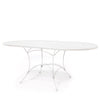 42"x72" Oval Premium Mesh Top Table
