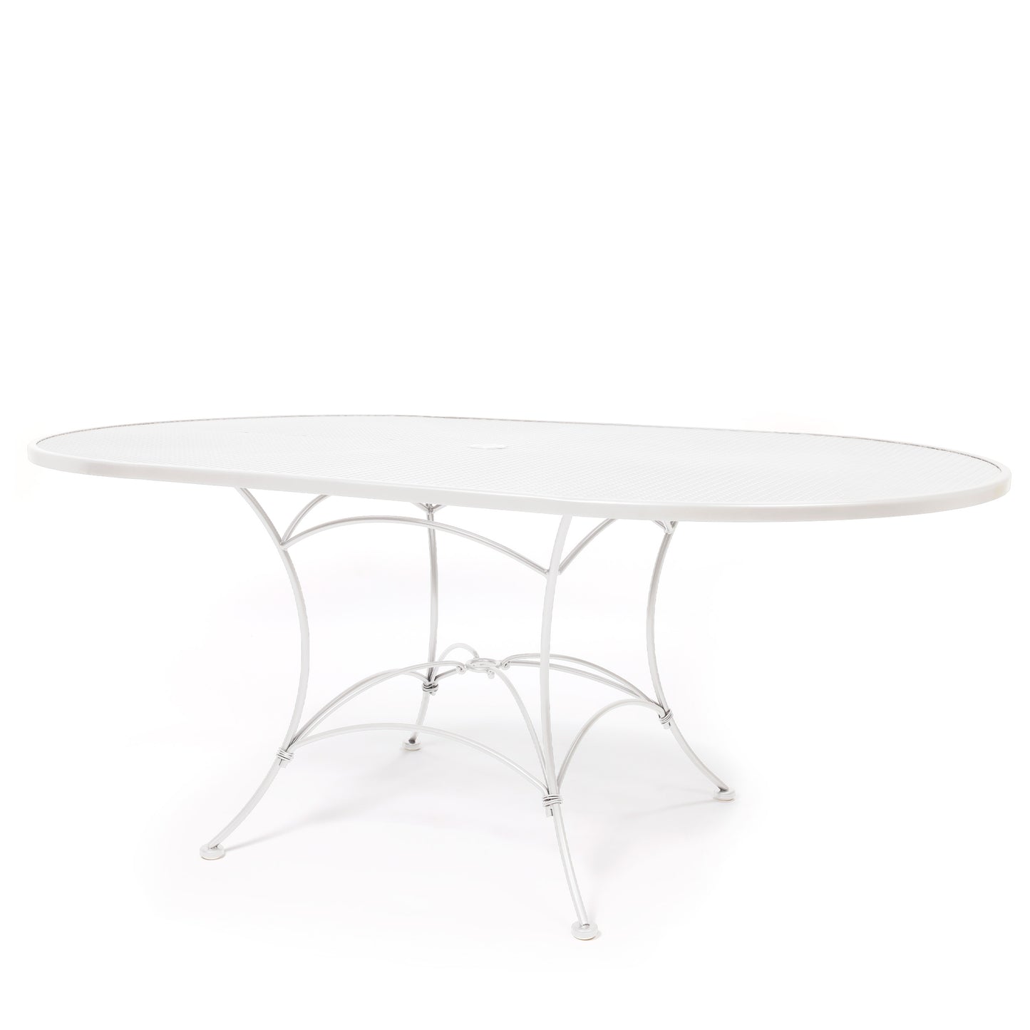 42"x72" Oval Premium Mesh Top Table, image 1