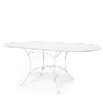 42"x72" Oval Premium Mesh Top Table