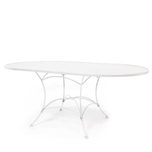 42"x72" Oval Premium Mesh Top Table