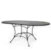 42"x72" Oval Premium Mesh Top Table