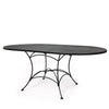 42"x72" Oval Premium Mesh Top Table