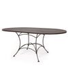 42"x72" Oval Premium Mesh Top Table