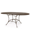 42"x72" Oval Premium Mesh Top Table