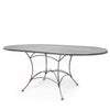 42"x72" Oval Premium Mesh Top Table