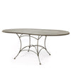 42"x72" Oval Premium Mesh Top Table