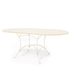 42"x72" Oval Premium Mesh Top Table