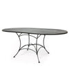 42"x72" Oval Premium Mesh Top Table