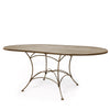 42"x72" Oval Premium Mesh Top Table