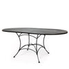 42"x72" Oval Premium Mesh Top Table