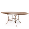 42"x72" Oval Premium Mesh Top Table