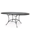 42"x72" Oval Premium Mesh Top Table