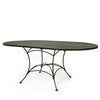 42"x72" Oval Premium Mesh Top Table