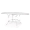 42"x72" Oval Premium Mesh Top Table