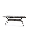 42x76 Tuscany Rectangular Extension Table Closed