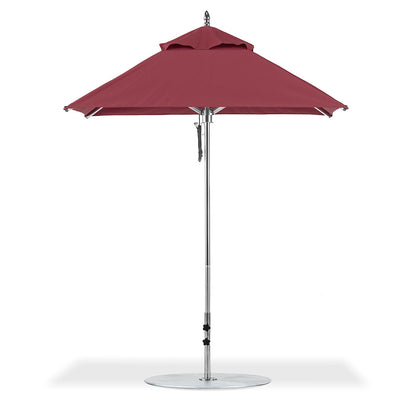 6.5' Sq Greenwich Aluminum Market Umbrella by Frankford | Aluminum Market Umbrella