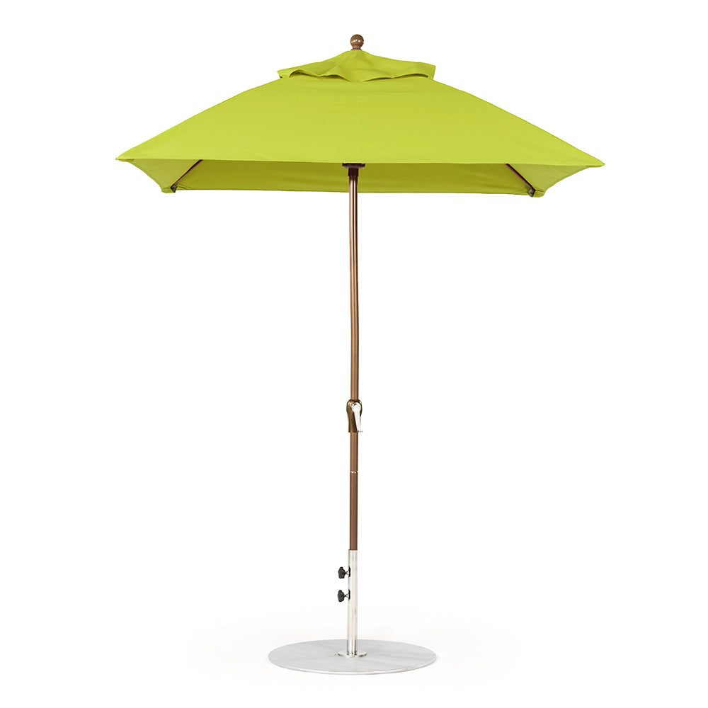6.5' Sq Monterey Crank Lift Umbrella by Frankford Aluminum Market Umbrella Today's Patio