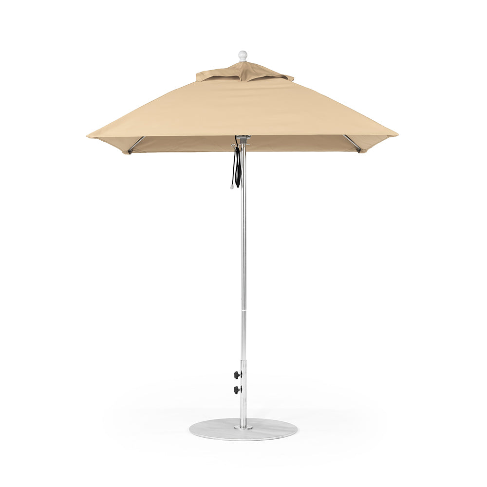6.5' Sq Monterey Pulley Lift Market Umbrella